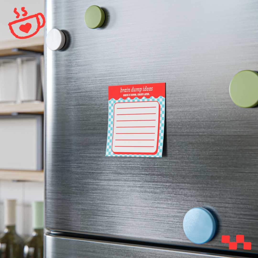 Creator Brain Dump Sticky Note Pad